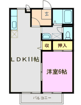【間取り】 | ハッピータウンC棟