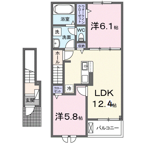 アベニールの間取り
