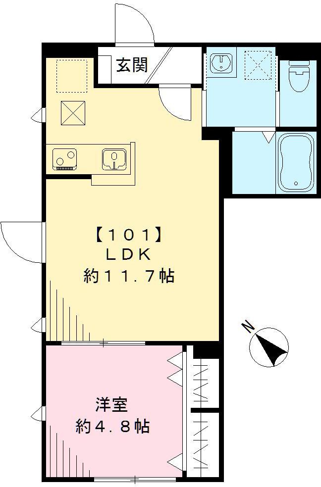 ビオス中央の間取り