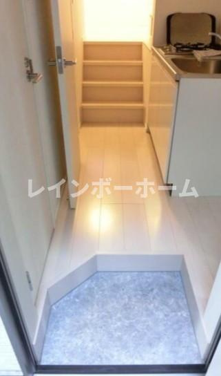 ドミールエリノの玄関|ゆったりとした玄関です
