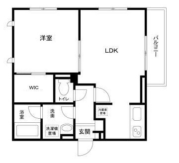 メゾン２２　ＥＡＳＴの間取り|間取りです。