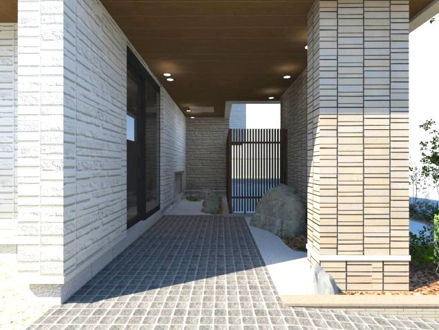 【エントランス】 | ベル　エ　ロンプラージュ | 共有部完成イメージ
