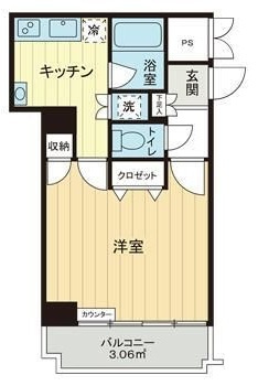 田町センチュリーマンションの間取り|間取りです。