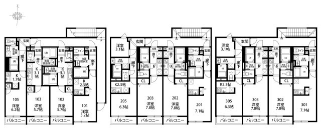 【区画図】 | Crecia大和田町