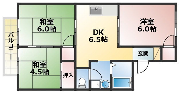サンロイヤルの間取り