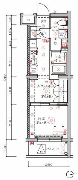 セジョリ板橋坂下Ⅱの間取り