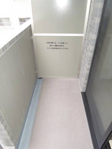 ルーブル中板橋のバルコニー