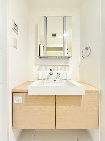 BRAVI南堀江の洗面所