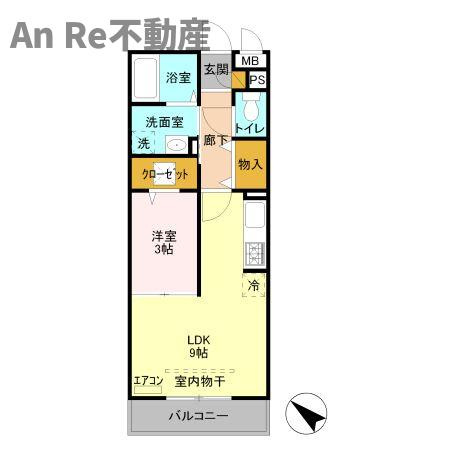 マロメリカ　Ⅰの間取り