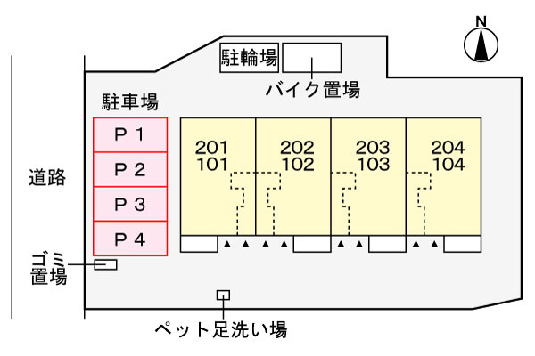 セレーノの区画図