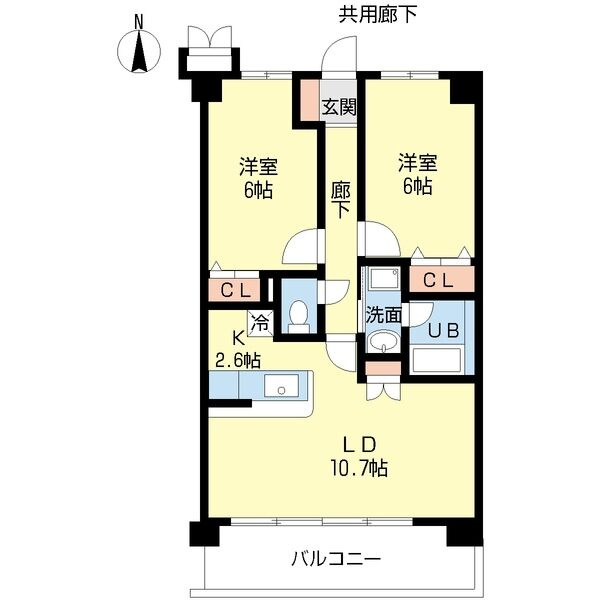 ヴェルドミールⅡの間取り