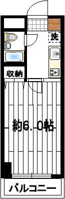 【間取り】 | エクレール東林間2番館(エクレールヒガシリンカン二バンカン)