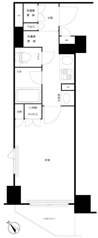 ルーブル大塚伍番館 の間取り