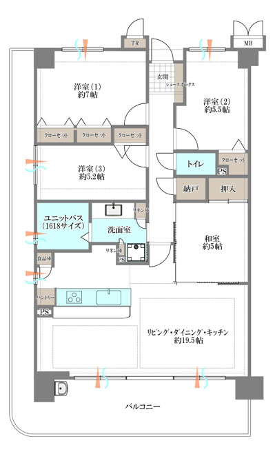 【間取り】の画像