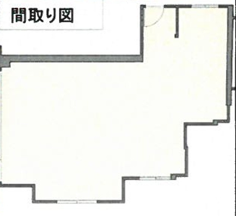 大織健保会館 貸店舗の間取り