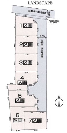 【土地図】 | 開放感のある、閑静な住宅街に位置しています。陽の光をたっぷりと浴びながら気持ち良く生活が出来ます。夢のマイホーム、夢ではなく実現出来ます！見学・ご相談等、お気軽にご連絡下さい。