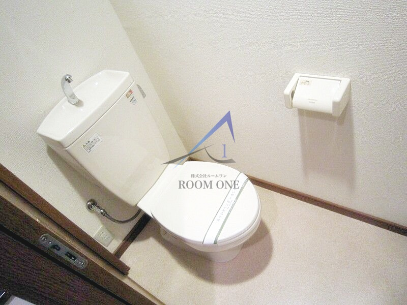 西日暮里アパートのトイレ|トイレです。