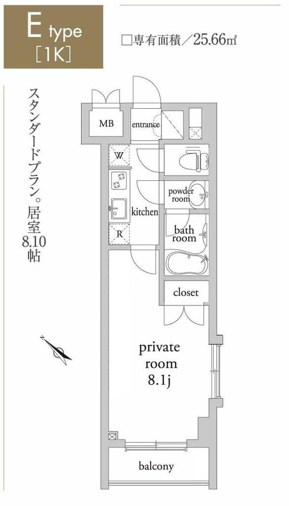 アーベイン常盤台の間取り