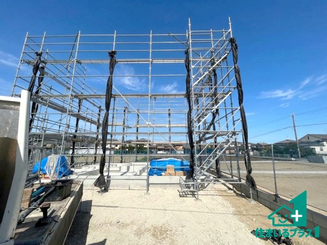 ●生駒郡斑鳩町法隆寺　第1期　新築一戸建ての外観|現在はこんな感じです。完成までが待ち遠しいですね。