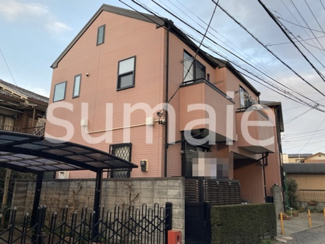 清静ハイムの外観|閑静な住宅街にあるアパートです。