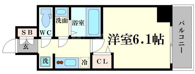 ファステート大阪ドームライズの間取り