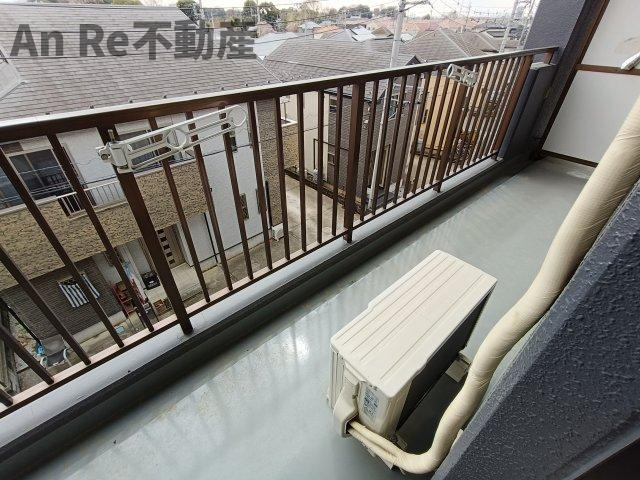 川口市大字安行原の賃貸マンションのバルコニー