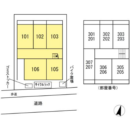 アイウェル湘南台の区画図