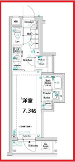 【間取り】 | アンベリール墨田Ⅱ
