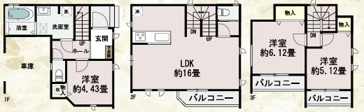 神奈川区羽沢南1丁目新築戸建 全4棟の画像