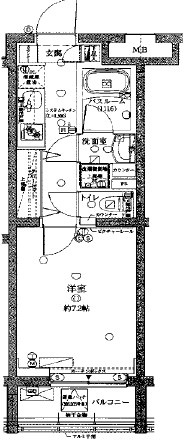クレヴィスタ池袋ウエストの間取り|間取りです。