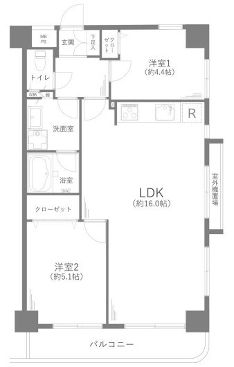 【間取り】 | ドム―ル江古田