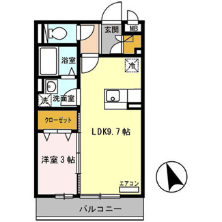 【間取り】 | シャトレ清風