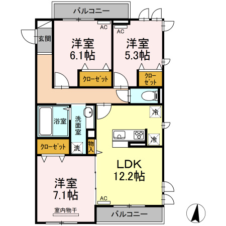 Fortunaの間取り
