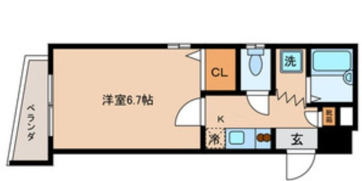 エクレルドミールの間取り|間取りです。