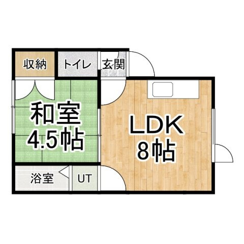 コーポレーションさとみの間取り