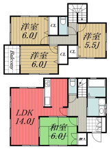 【間取り】 | 真砂5丁目戸建