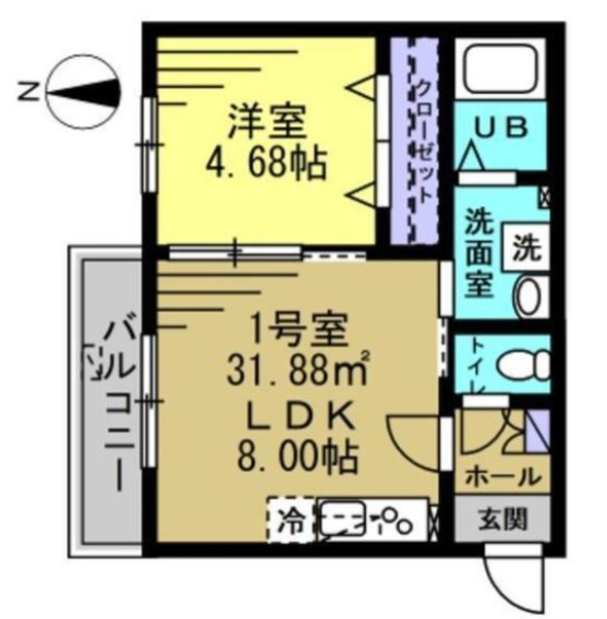 ルーブル南流山の間取り