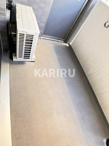 プレサンス堺筋本町駅前のバルコニー