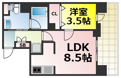 【間取り】 | PHOENIX北堀江 仲介手数料無料