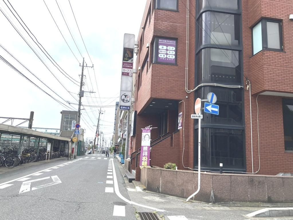 松戸市東平賀の店舗事務所の周辺