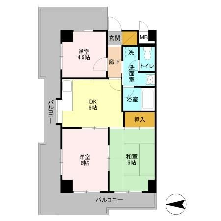 フローレンスＭＯＲＩＴＡの間取り