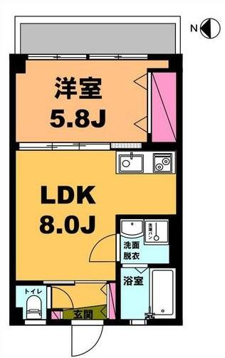 【間取り】 | 月村マンションＮｏ．７