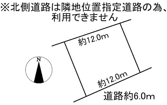 土地　西川手10丁目の土地図