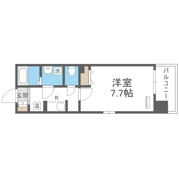 大阪市淀川区十三東１丁目の賃貸マンションの間取り