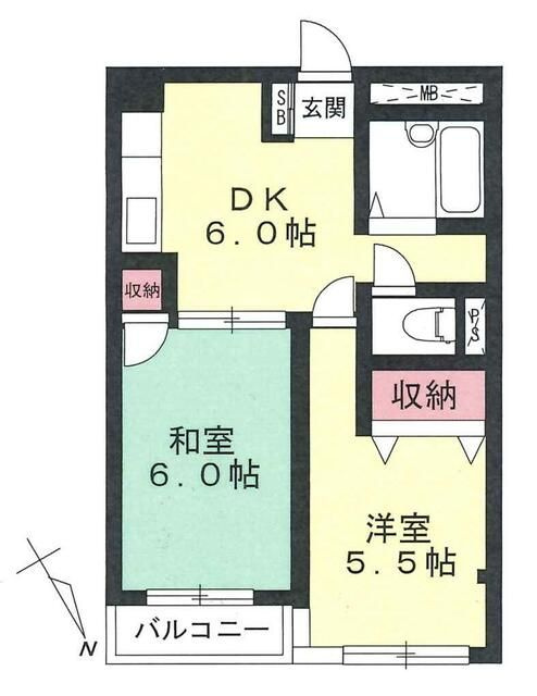 ドミール洗足池の間取り
