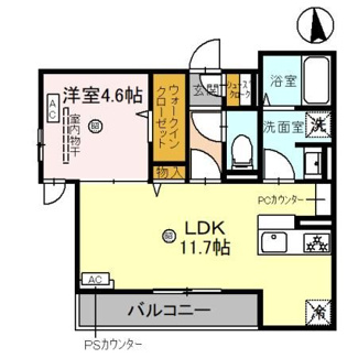 【間取り】 | アリビオ蛍池