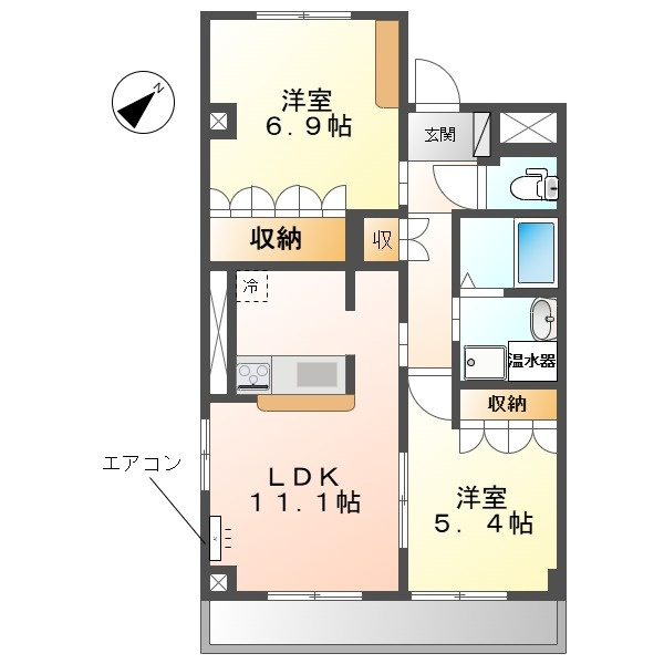 【仲介手数料：50％OFF】対象物件！の間取り