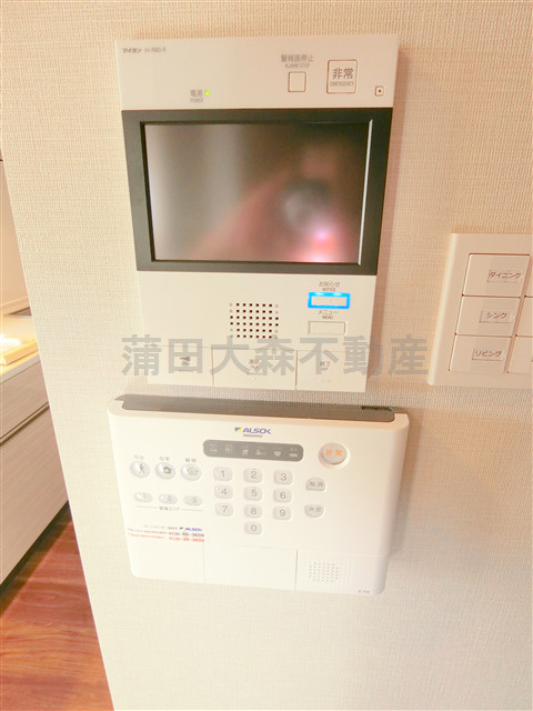 GraziaKamataグラーツィアカマタの設備|TVモニター付オートロック　24時間のホームセキュリティー付！