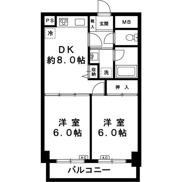 アソシエール千川の間取り