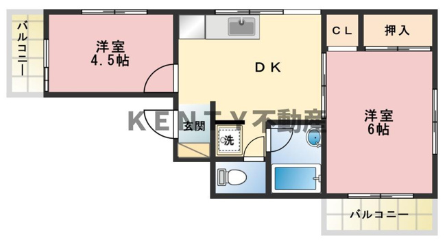 【間取り】 | フラッツ飯田